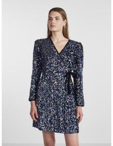 Y.A.S - YASKILLO SEQUIN LS WRAP DRESS - SHOW