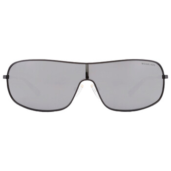 Aix Dark Grey Solid Mirrored Rectangular Sunglasses MK1139 10056G