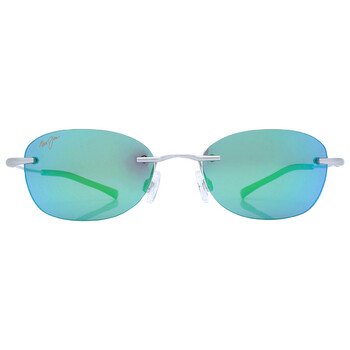 Aki Aki MAUIGreen Oval Sunglasses GM33317M