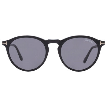 Aurele Smoke Oval Sunglasses FT0904 01A