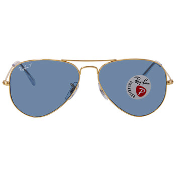 Aviator Classic Polarized Blue Sunglasses RB3025 9196S2