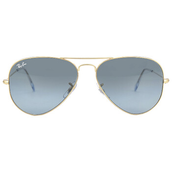Aviator Gradient Blue Sunglasses RB3025 0013M