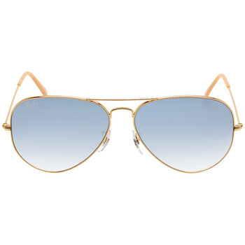 Aviator Gradient Light Blue Gradient Sunglasses RB3025 0013F