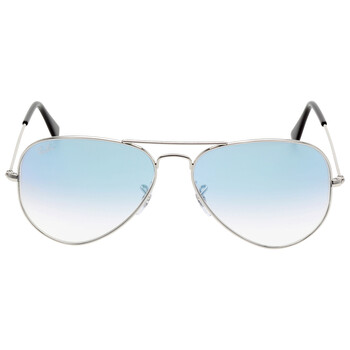 Aviator Gradient Light Blue Sunglasses RB3025 0033F