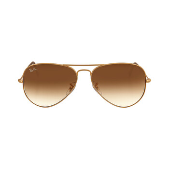 Aviator Gradient Light Brown Sunglasses RB3025 00151