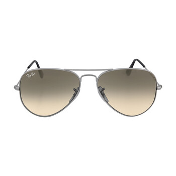 Aviator Gradient Light Grey Sunglasses RB3025 00332