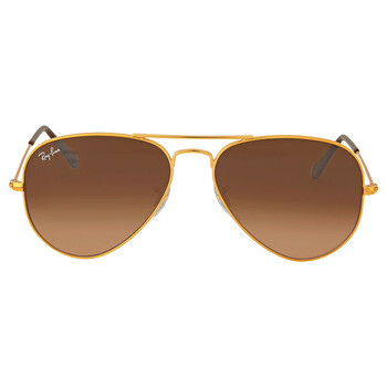 Aviator Gradient PinkBrown Gradient Sunglasses RB3025 9001A5
