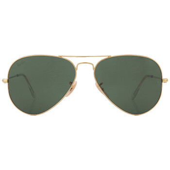 Aviator Large Metal Green Aviator Sunglasses RB3025 W3400