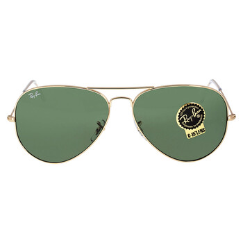 Aviator Large Metal II Green G15 Sunglasses RB3026 L2846