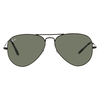 Aviator Metal II Green Classic G15 Sunglasses RB3689 914831