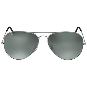 Aviator Mirror Silver Sunglasses RB3025 00340