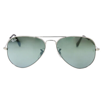 Aviator Mirror Silver Sunglasses RB3025 W3275