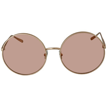 Azzedine Alaia Brown Round Sunglasses AA0015S003