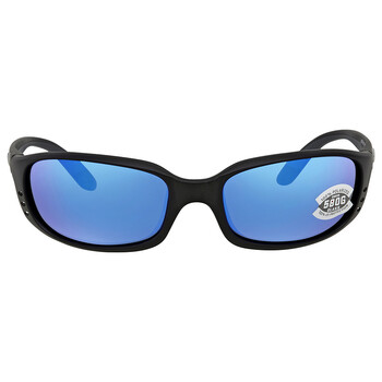 BRINE Blue Mirror Polarized Glass Sunglasses BR 11 OBMGLP