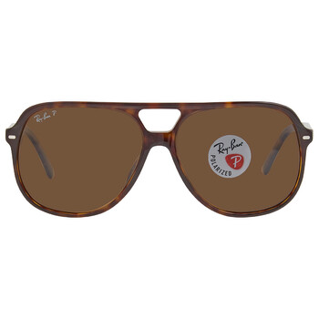 Bill Polarized Brown Classic B15 Aviator Sunglasses RB2198 90257