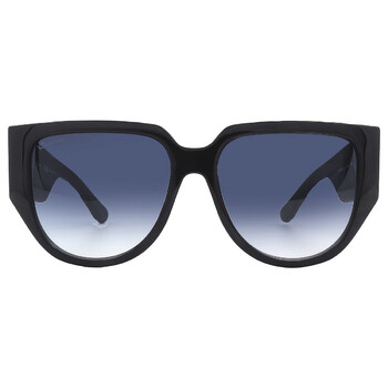 Blue Gradient Browline Sunglasses SF1088SE 001