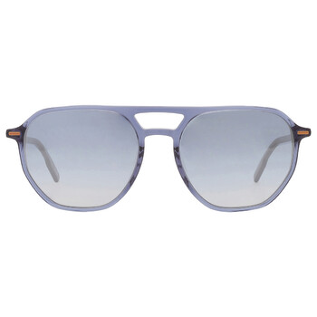 Blue Gradient Navigator Mens Sunglasses EZ0212 90W