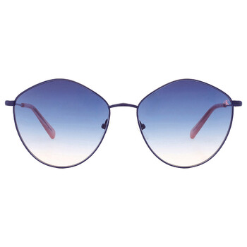 Blue Gradient Oval Sunglasses CKJ22202S 405