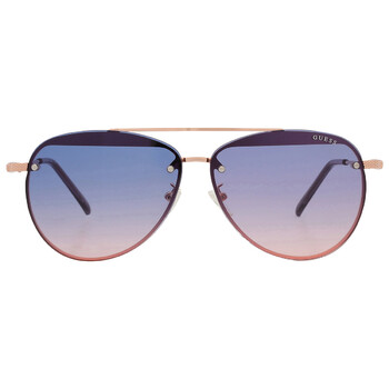 Blue Gradient Pilot Sunglasses GF0386 28W