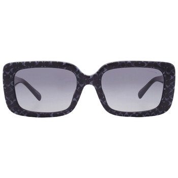 Blue Gradient Rectangular Sunglasses HC8380U 57654L