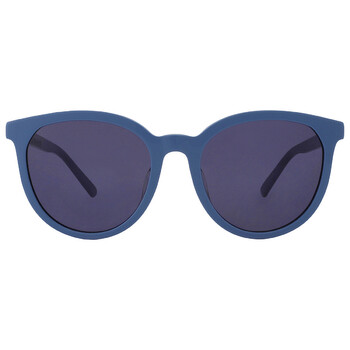 Blue Grey Oval Sunglasses CD40020F 90V