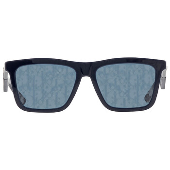 Blue Logo Rectangular Sunglasses DIOR B27 S1I 30B8