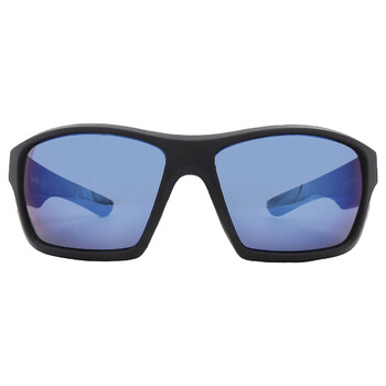 Blue Mirror Wrap Sunglasses TB7266 02X