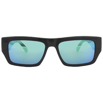 Blue Rectangular Sunglasses CKJ22635S 001