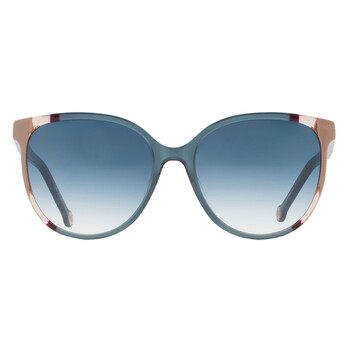 Blue Shaded Cat Eye Sunglasses CH 0063S 0HBJ08