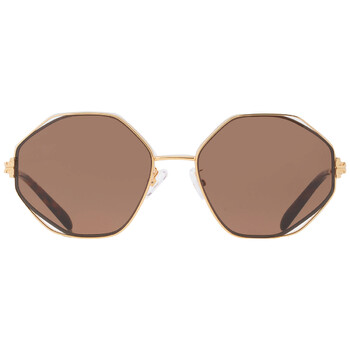 Brown Geometric Sunglasses TY6095 335973