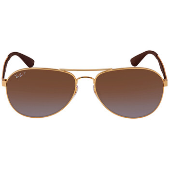 Brown Gradient Aviator Sunglasses RB3549 001T5