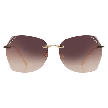 Brown Gradient Butterfly Sunglasses GF0384 32F