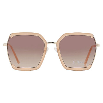 Brown Gradient Butterfly Sunglasses GF0418 57F
