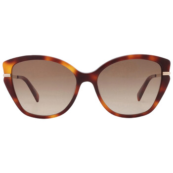 Brown Gradient Butterfly Sunglasses LO627S 214