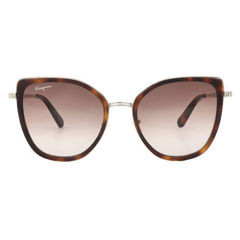 Brown Gradient Butterfly Sunglasses SF293S 723