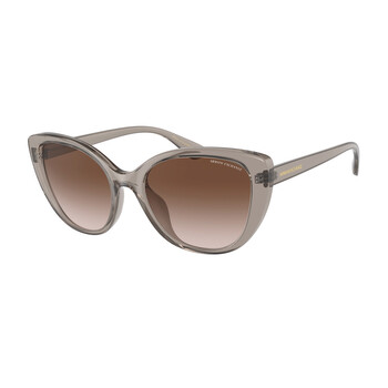 Brown Gradient Cat Eye Ladies Sunglasses AX4111SU 824013