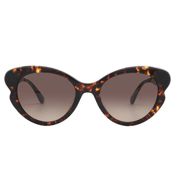 Brown Gradient Cat Eye Sunglasses ELINAGS 0086HA