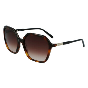 Brown Gradient Hexagonal Sunglasses L962S 230