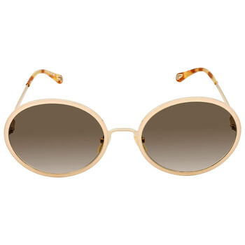 Brown Gradient Oval Sunglasses CH0100S 004