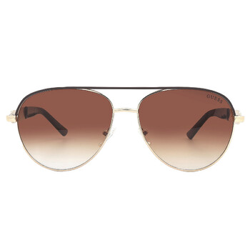 Brown Gradient Pilot Sunglasses GF0287 32F