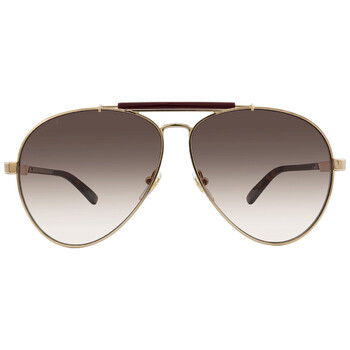 Brown Gradient Pilot Sunglasses GG1287S 002