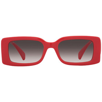 Brown Gradient Rectangular Sunglasses GG1325S 005