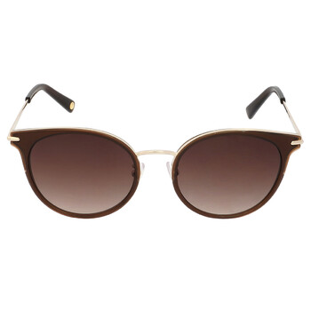 Brown Gradient Round Sunglasses BL 6089K 2