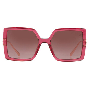 Brown Gradient Square Sunglasses SCH334M 0AFD