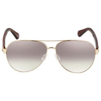 Brown Mirror Gradient Pilot Sunglasses GENEVAS 0EYRNQ