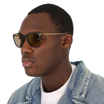 Brown Mirror Square Sunglasses EZ0136 02G