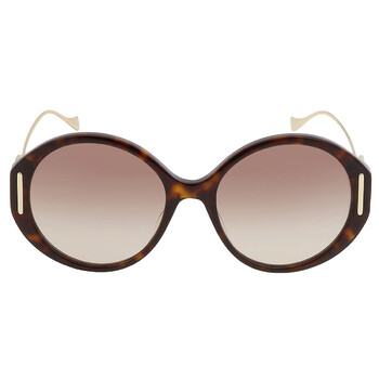 Brown Oval Sunglasses GG1202S 003