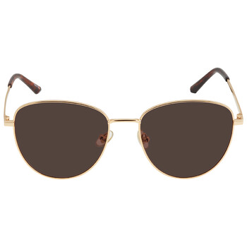 Brown Oval Unisex Sunglasses MSS 7080 A60