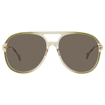 Brown Pilot Sunglasses GG1104S 003