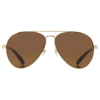 Brown Pilot Sunglasses GG1288SA 002